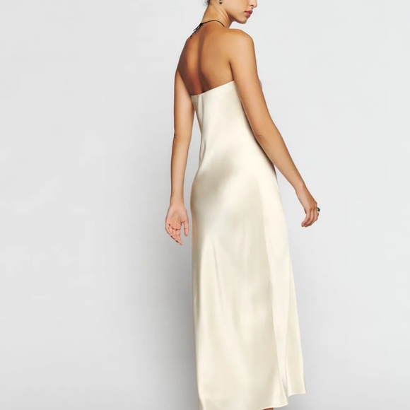 NWT Reformation Petite Joana Silk Dress -Small - Picture 3 of 13